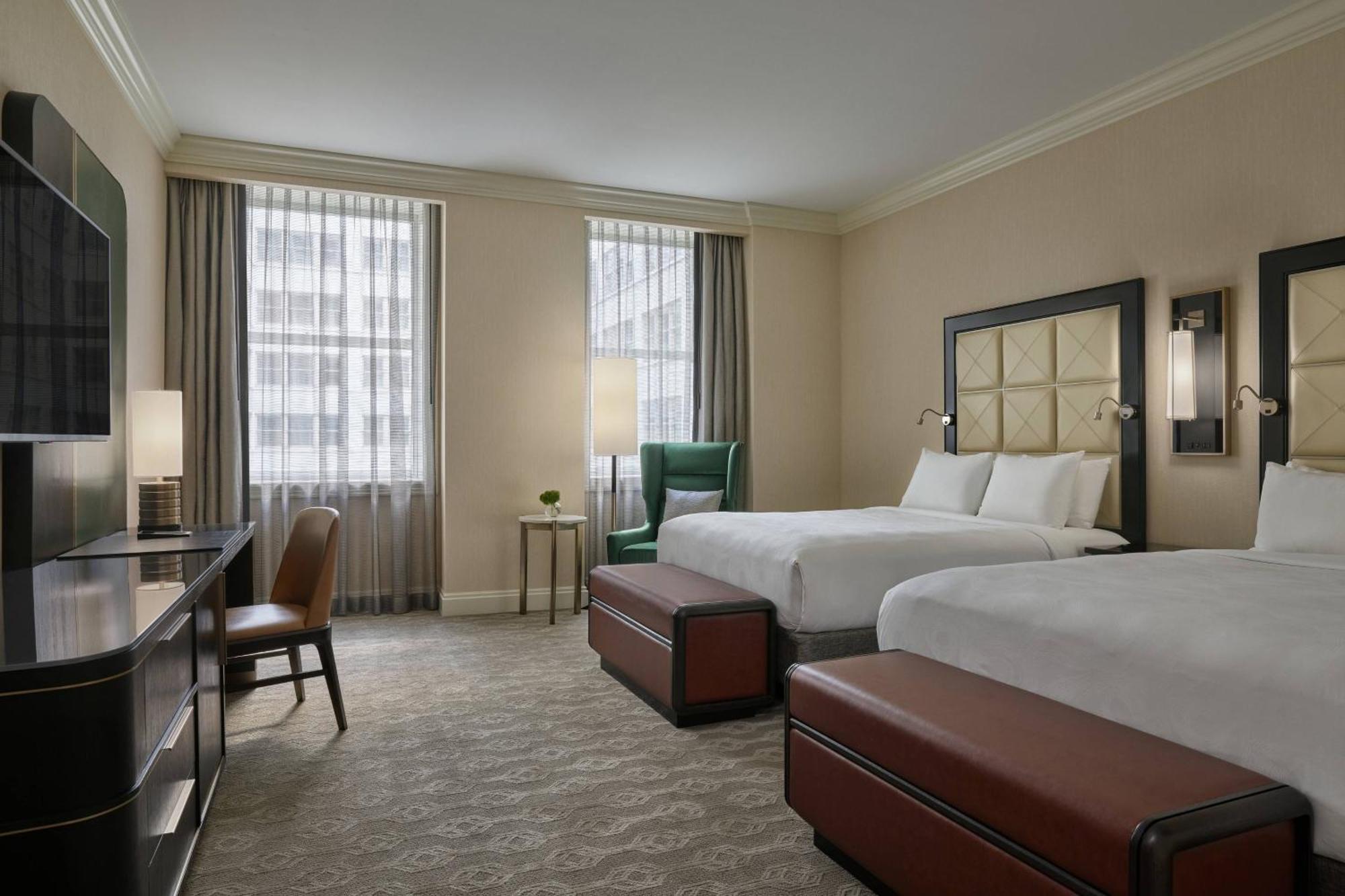 Doppelzimmer mit 2 Queensize-Betten